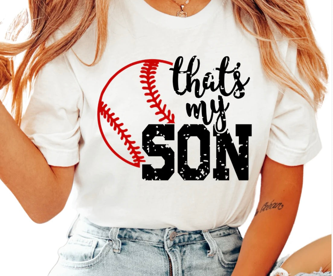 That’s my son- baseball