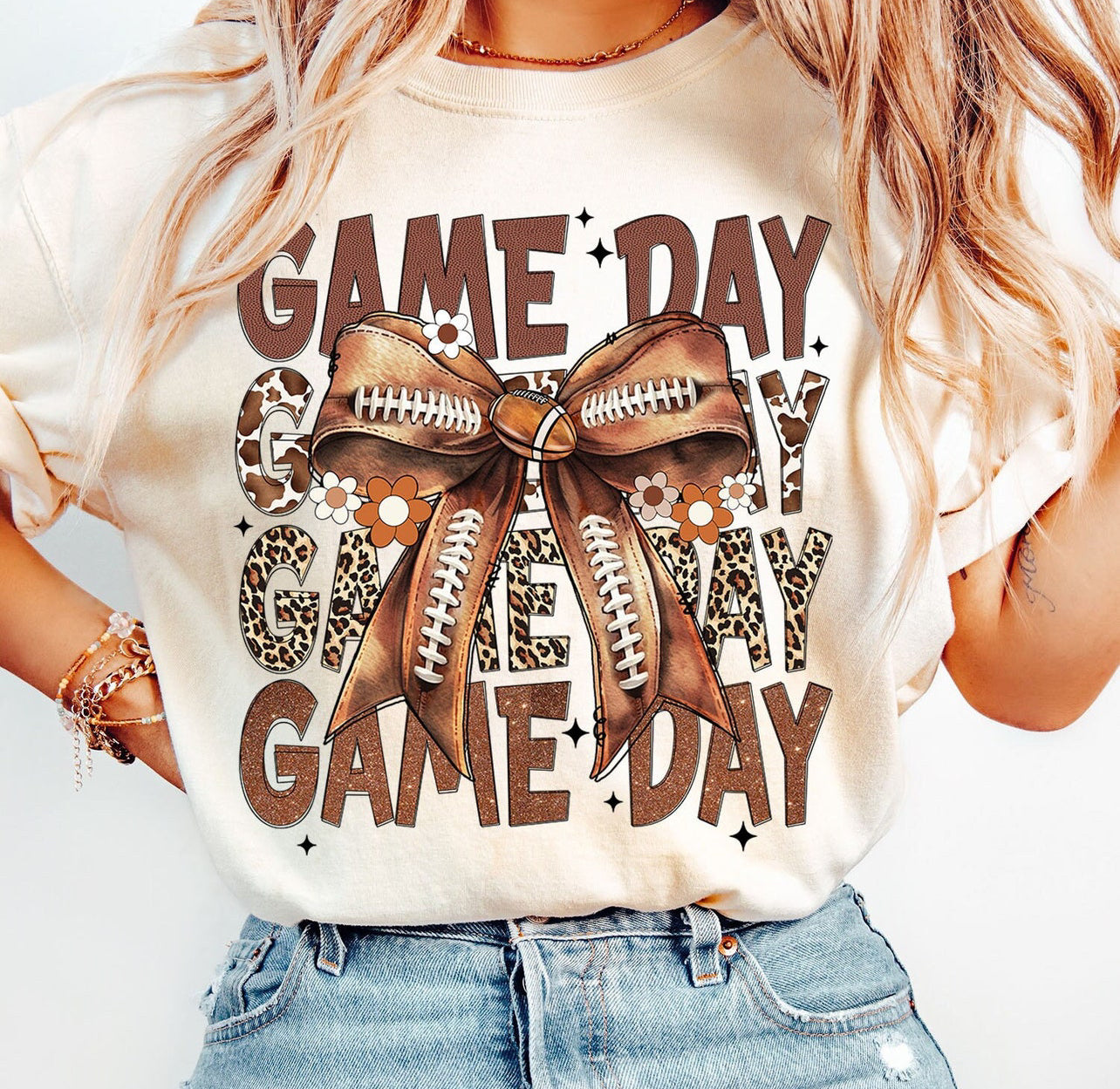 Game day- football bow