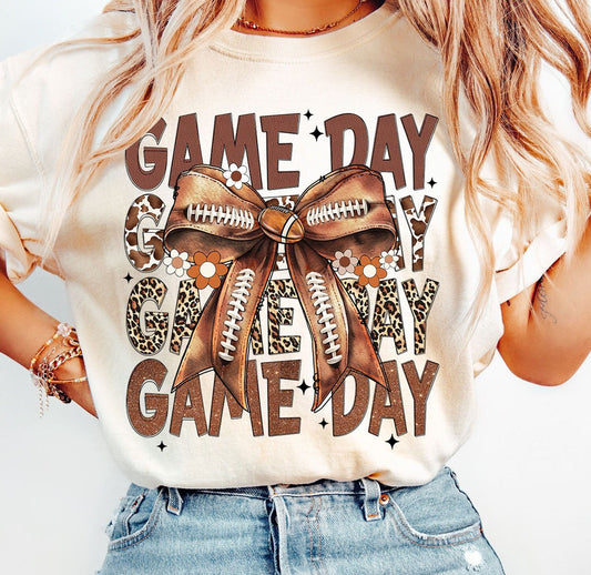 Game day- football bow