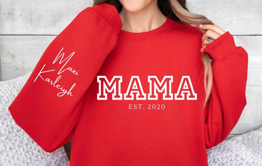 Christmas- mama block letters